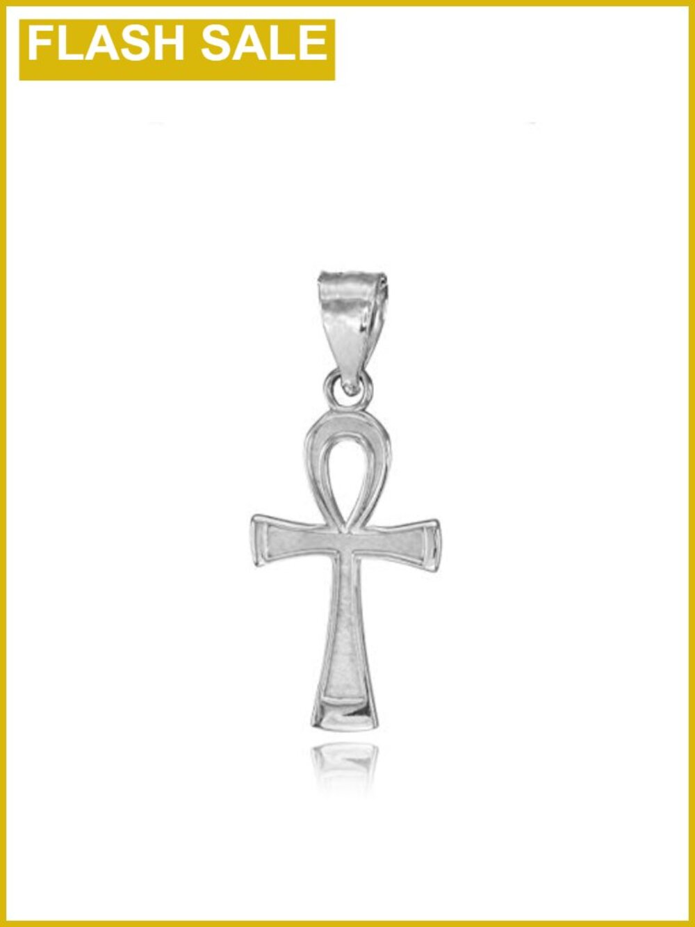 925 Sterling Silver Egyptian Ankh Cross Charm Pendant